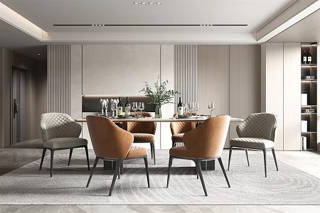 Modern Restaurant 3d model