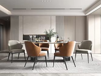 Modern Restaurant 3d model