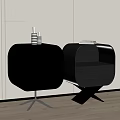 Bedside table 3d model
