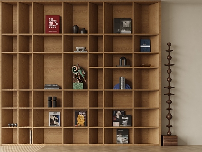 Modern bookcase model