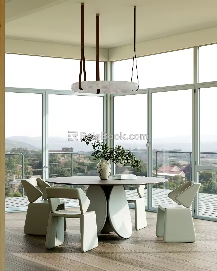 Modern Restaurant 3d model