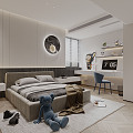 Modern Children's Room Boys Children's Room 3d model