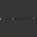 Durable Pole Saw Hardware Tool With Long Extension Pole And Orange Parts
