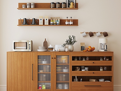 Log Style Sideboard model