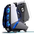 Modern Other PC Games Futuristic Mecha Fighter rgb 3d model