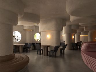 Cave Restaurant 3d model