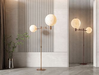 Modern floor lamp floor lamp combination 3d model