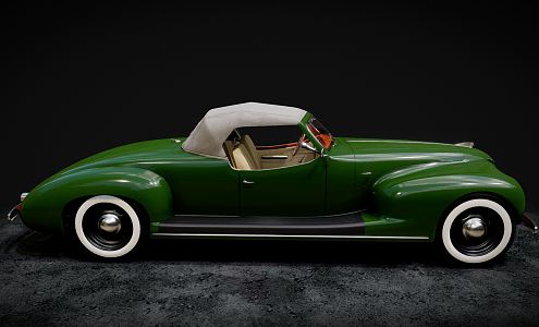 Retro Car 3d model