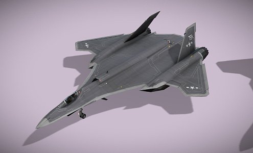 Concept Fighter 3d model