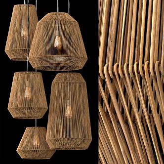 Quiet Wind Chandelier 3d model
