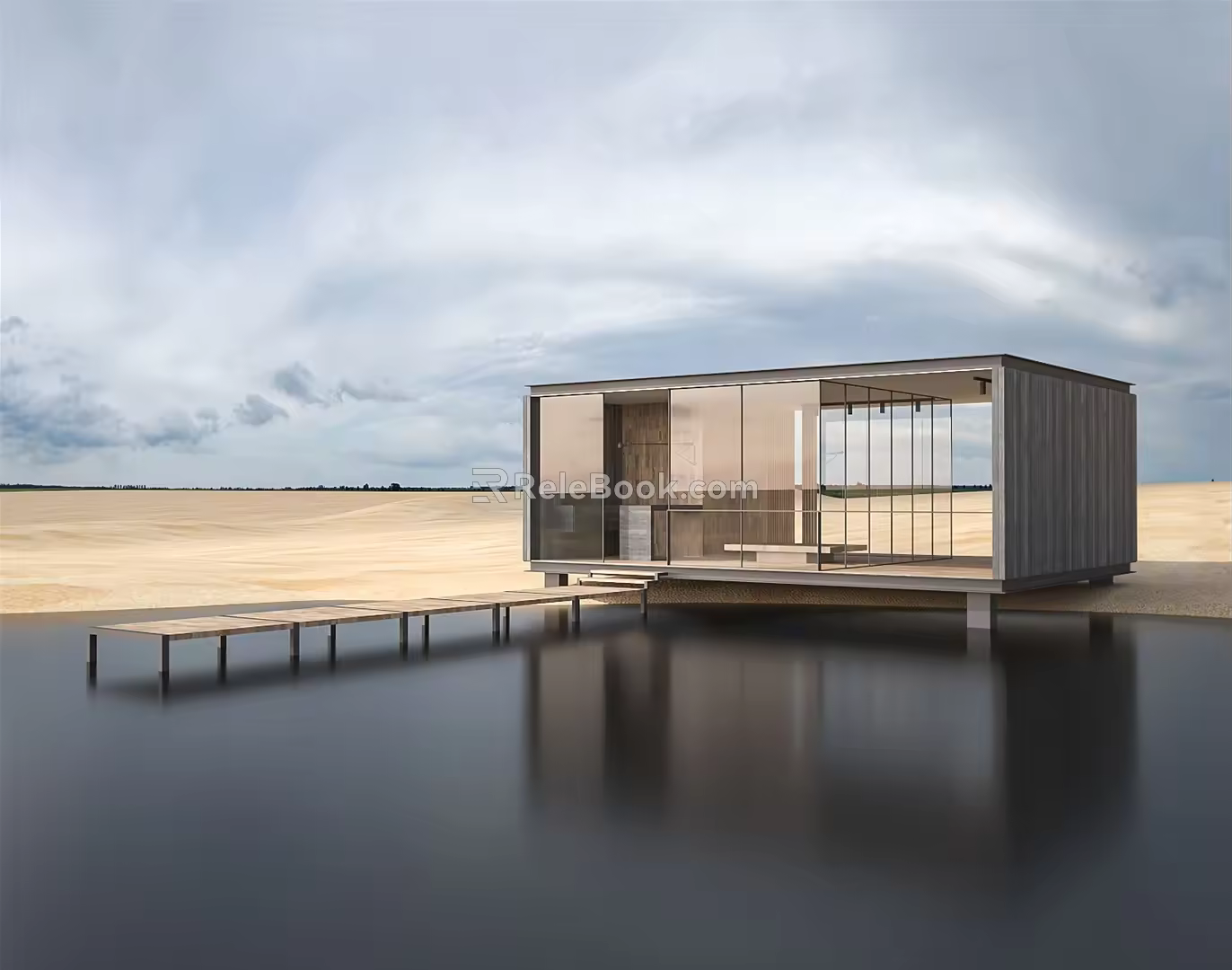 modern architecture 3d model
