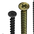Assorted Hardware Tools Featuring Various Size Screws With Different Head Types For DIY Projects