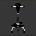 Compact Home Fitness Exercise Bike With Adjustable Seat And Sturdy Metal Frame