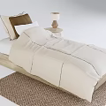 Modern Single Bed 3d model
