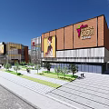 Modern Commercial Building Commercial Complex 3d model
