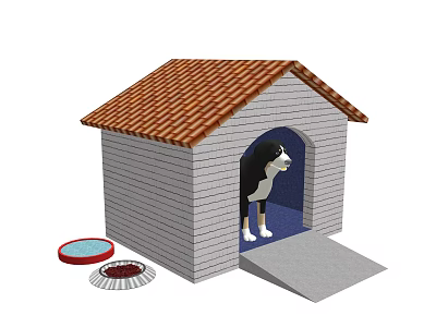 Modern Pet House Kennel Kennel Pet Nest Cat Nest Rabbit Nest 3d model