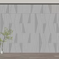 Background wall modeling wall 3d model