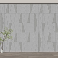 Background wall modeling wall 3d model