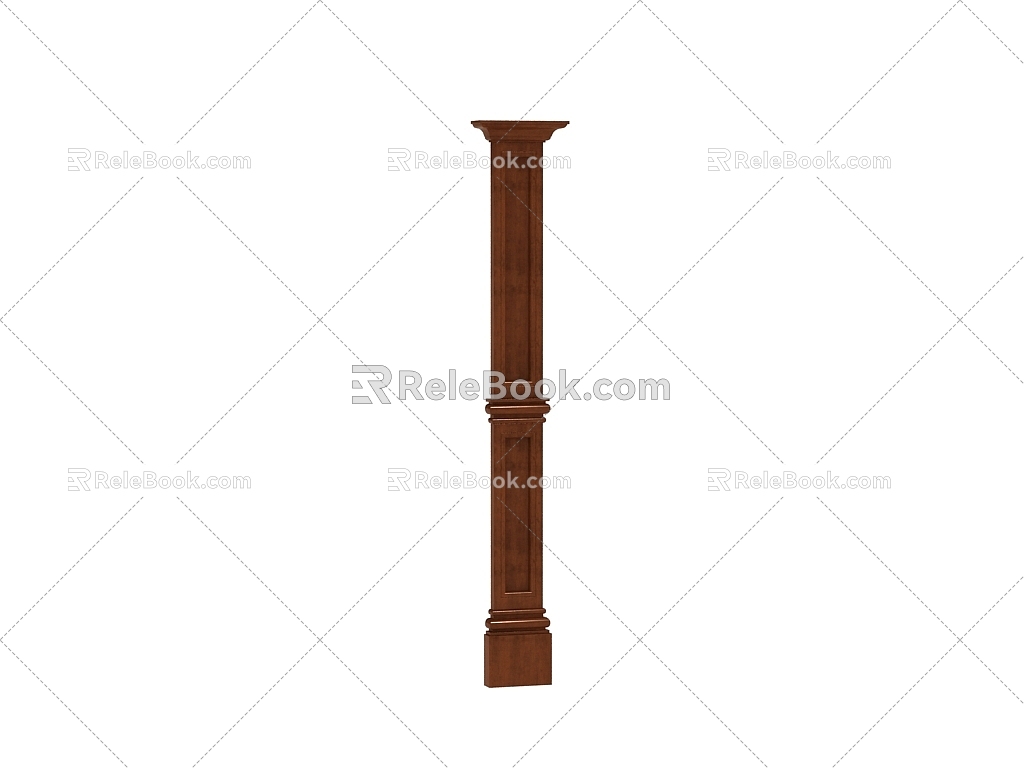 European Roman Column 3d model