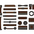 Modern Handle Hardware Door Handle Cabinet Handle 3d model