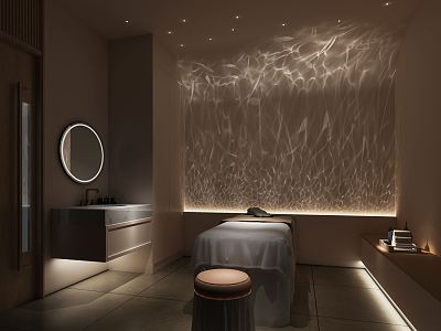 Modern SPA 3d model