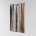 Modern Two Tone Velvet Curtains In Gray And Beige Tones For Home Decor