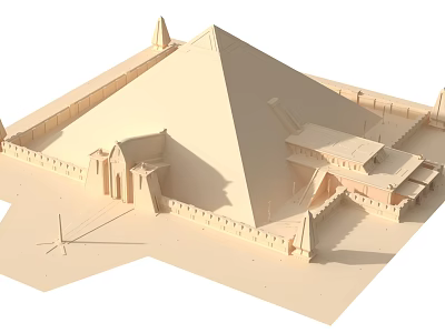 Outdoor Landscape Pyramid 3d model Outdoor Landscape Pyramid 3d model