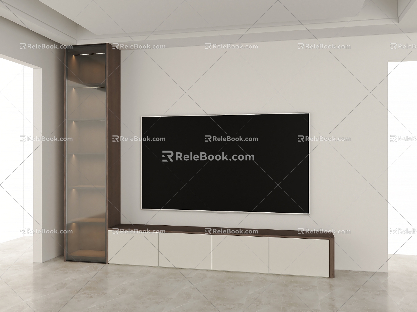 TV cabinet model