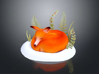 Fox cartoon fox small fox cartoon characters 3d model Fox cartoon fox small fox cartoon characters 3d model