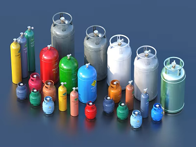 Gas tank LPG tank Natural gas tank 3d model