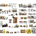 Essential Dinnerware Set With Kitchen Utensils Cooking Tools Spice Jars And Accessories For Home Kitchen