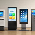 Modern Self Service All In One Kiosks With Different Designs And Screen Interfaces