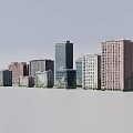 Green Plants On High Rise Building Exteriors In Modern Urban Cityscape