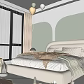 Kids Room Interior Design With Soft Green Walls Balloons Wooden Toys And Cozy Bed