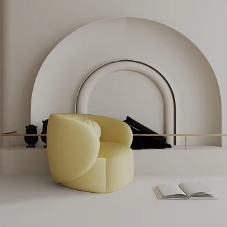 modern leisure chair 3d model