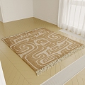 Carpet American Carpet Carpet Pattern Carpet Knitted Carpet Old Carpet Vintage Carpet Carpet 3d model