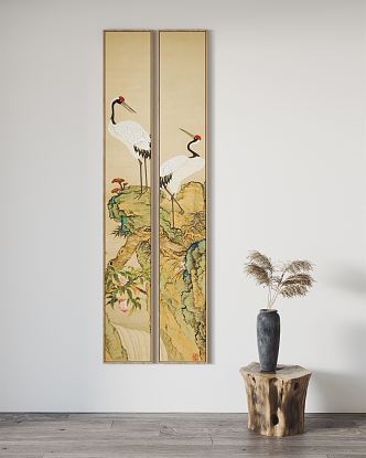 New Chinese Animal Painting Hanging Painting Decorative Painting 3d model