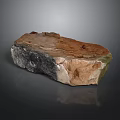 Natural Wood And Stone Material With Brown Gray Textures And Organic Surface