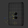 Modern Projection Monitoring Devices With Black And Blue Compact Sleek Design