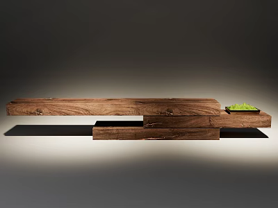Modern Wooden Public Chair With Simple Design And Natural Wood Texture For Public Spaces 3d model