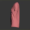 Pink Casual T shirt With Eiffel Tower PARIS Lettering And Floral Accents