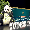 Welcome to Chengdu Featuring Panda Bamboo Traditional Architecture And Cranes