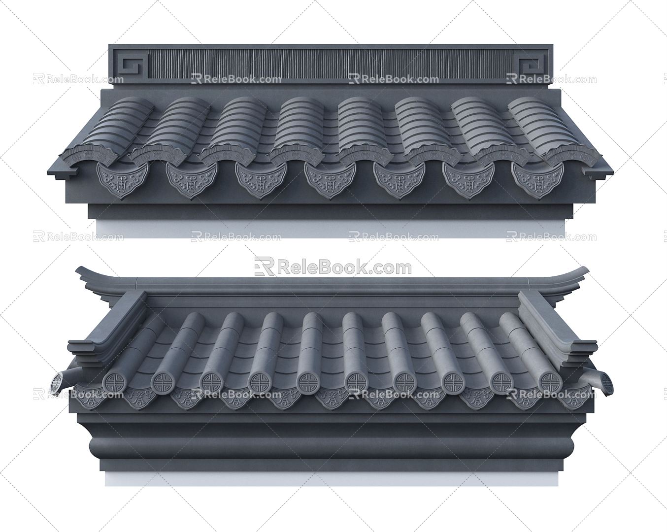 Chinese eaves 3d model