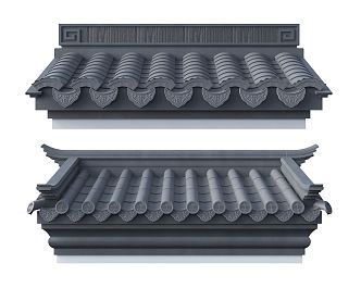 Chinese eaves 3d model