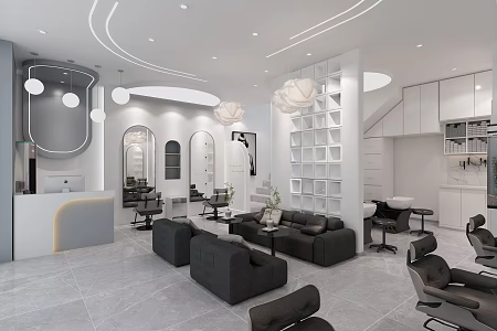Barber shop 3d model