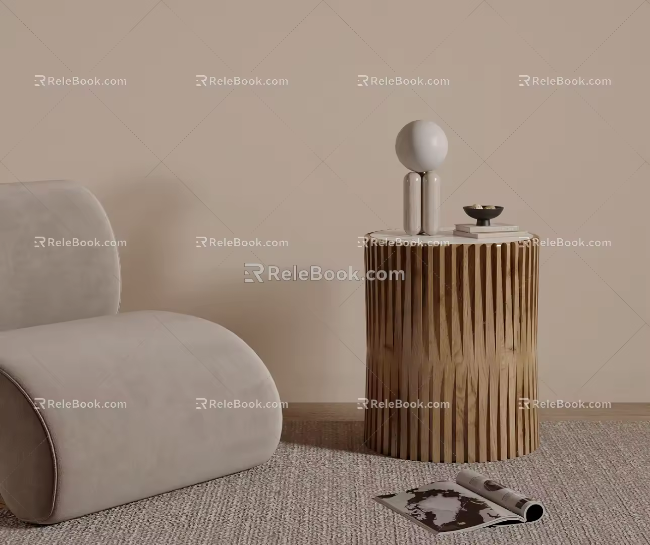 Quiet side a few 3d model