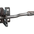 Industrial Metal Hinge Heavy Duty Construction For Mechanical Equipment Mounting Plate With Holes