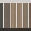 Wooden Wall Panels Featuring Vertical Grooves And Diverse Natural Wood Colors