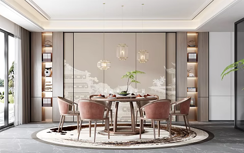 New Chinese Restaurant 3d model