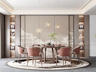 New Chinese Restaurant 3d model
